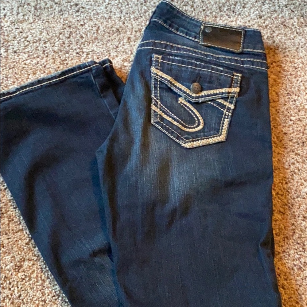Silver jeans!